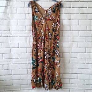 ANDEAWY sleeveless floral print dress size XXL